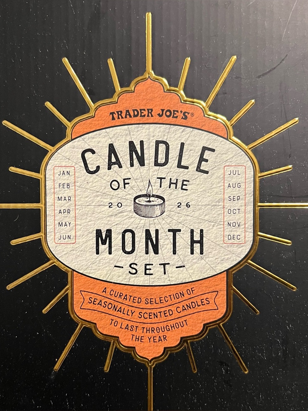 Trader Joe’s Candle of the Month Set